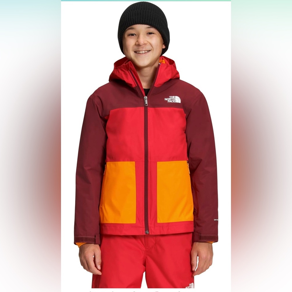 The North Face Freedom Triclimate Jacket Coat Boys New in Package XL 14 16 red
